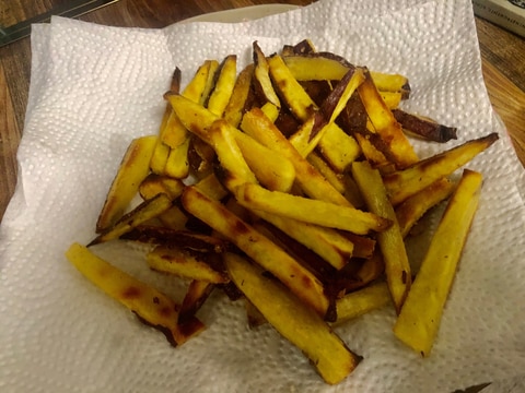 オーブンで簡単!カリカリお芋ステック